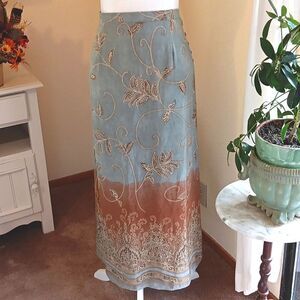 Vintage Lew Magram Collection Skirt. Boho, Career, Coastal Cowgirl